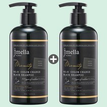 [1+1] 제이멜라 인 프랑스 미르 민티 컬러 체인지 블랙 퍼퓸 샴푸 300ml 새치 탈모 뿌리볼륨, 단품