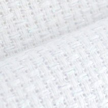 홈데코 오로라 화이트 펄 십자수 원단 [9ct 11ct 14ct 18ct], 18ct