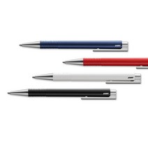 라미 볼펜 204M+ logo 4종 택1, 화이트+각인
