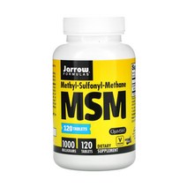 자로우 OptiMSM MSM 식이유황 1000mg 120정