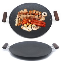 캠핑불판 그리들팬 인덕션 삼겹삽 김치볶음 전골 국내생산 34cm, 34cm 외경 지름
