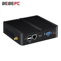 BEBEPC-인텔 코어 i3 5005U 4010Y i5 4200U 5200U 미니 PC DDR3L 윈도우즈 10 HD 8 * USB 와이파이 셀러론 2955U CPU 팬리스 컴퓨, 8G RAM 128G SSD WiFi, Celeron 2955U