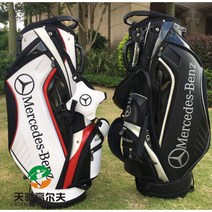 벤츠 캐디백 크리스탈 워터프루프 남녀 공용 골프 가방, 왕관블랙