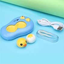 초음파세척기 렌즈 청소콘택트 와셔 만화 오리 콘택트 도구 컬러 콘택트 클리너 초음파 스트레치 자동 기, 파란색, 협력사