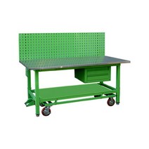 타공판넬 에스엔에스 조립다이 2단서랍 고중량 작업대 철제