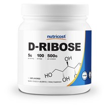 뉴트리코스트 D-리보오스 500g 1개 1서빙 5g 100회분 D-Ribose Powder [500 GMS]