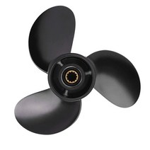 보트 프로펠러 선외기 3B2W64517-1 블랙 8.5 quotX 9quot 적합 도하츠 닛산 Mercury 마린r Parsun 8HP-9.8HP 12 Tooth