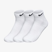 나이키 에브리데이 남녀 발목양말 화이트 3P Set