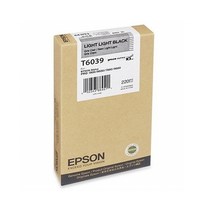 (EPSON 정품플로터잉크 T603900 Light Light Black (PRO7800/220ml) 정품플로터잉크