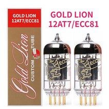 ECC81 골드 라이온 진공관 교체 공장 테스트 완료 DIY 튜브 앰프 12AT7 B739 6201, 02 1pair