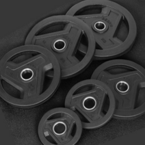 베스코 3홀 검정 중량 원판 바벨 1.25kg 2.5kg 5kg 10kg 15kg 20kg