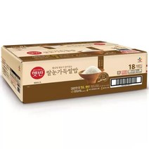 햇반 쌀눈 가득 쌀밥, 210g, 18개