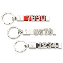 하이네 스와로브스키 크리스탈 키홀더, 01.크리스탈숫자(빨강줄)