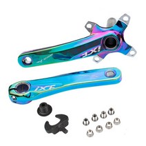 드레일러 울테그라 카본 크랭크암 ixf 104 bcd 축 회전축이 있는 자전거 mtb 중공 연결 로드 자전거 도로 자전거 104bcd, 무지개
