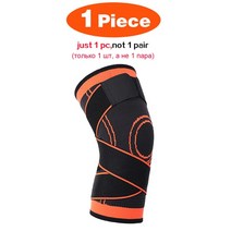 스포츠용품 액세서리 WorthWhile 1/2 PCS 중괄호 스포츠 지원 Kneepad 남성 여성 관절 수호자 피트니스 압, 06 1 Piece Orange_06 XXXL
