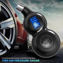 타이어압력측정기 자동차 공기압 압력 게이지 New Tire Pressure Gauge Backlight High-precision Digital, 한개옵션0