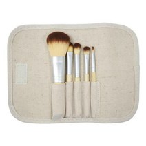 CALA 여행용 밤부 브러쉬 세트 5PCS-실버