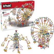 케이넥스 KNEX 스릴 라이즈 3in1 클래식 놀이공원 빌딩 세트 744피스 STEM