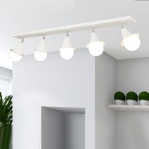 아르떼 5등 인테리어 주방등 식탁등 LED 주방조명 셀프인테리어 led전등교체, 화이트_선택없음