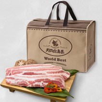 [버크셔K] 지리산 흑돼지 찜갈비용 생돼지갈비 4kg 선물세트, 단품