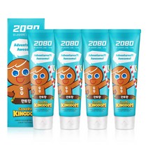 2080키즈 쿠키런치약 100g 민트 (8~13세), 4개