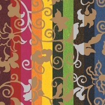 (예한한지) 전통문양한지 당초문양 1장 포장지, 06번