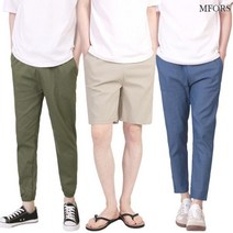 엠포르스 편안한 가성비 밴딩팬츠 9부면바지 스판반바지 조거팬츠 린넨 MLE503