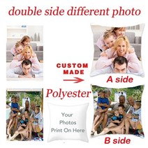 포토쿠션 쿠션제작 얼굴쿠션 강아지 고양이 사용자 정의 쿠션 커버 diy 사용자 정의, 다른 쪽, 500x300mm, 협력사