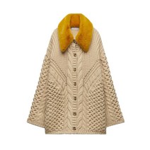 ZARA 케이블 니트 가디건 점퍼 아우터 6873112