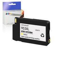 옵셋인쇄기 잉크젯마킹기 골프공 평판 프린터 953XL 953 교체 최신 HP Officejet Pro 7740 8210 8218 8710 8715 8716 8718, 1 Yellow