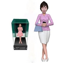 아바타피규어 주문제작 실사 커리어 우먼 피규어 퇴직 퇴직패 승진 승진패 트로피 감사 감사패 기념 기념패 축하 축하패 공로 공로패 선물, 2번- 가방과 커피
