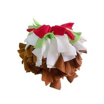 YONGLIN 튼튼한 개 인터랙티브 볼 슬로우 피더 채집 IQ 훈련 향상, 12.5cmx31cmx8cm, C - 다색 12.5x31x8cm, 양털