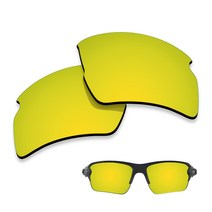용 편광 선글라스 교체 렌즈 Polarized Replacement Lenses for-Oakley Flak 2.0 XL 009188 - 24K Gold