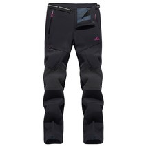 TAC ASEN 겨울 방수 양털 바지 여성 스키 스노우 보드 Softshell 열 등산 하이킹, 06 CN 2XL (36), 01 Black