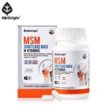 관절 MSM NAG 엔젯오리진 MSM 조인트케어 맥스 비타민D 부모님건강기능식품 미국직수입 60정