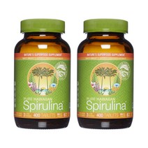 뉴트렉스하와이 스피루리나 Pure Hawaiian Spirulina 400정 2개