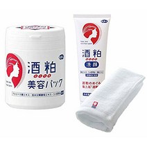 아즈마 상사 술 미용 팩 200g과 술 미용 폼 120g / 여행 미인 アズマ商事酒粕美容パック 200gと 酒粕洗顔フォーム 120g/ 旅美人