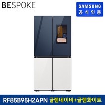 삼성전자 [행사] 삼성 BESPOKE 4도어 패밀리허브 냉장고 RF85B95H2APNNW (840L), 없음