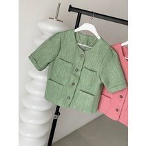 여성트위드자켓 봄 원피스 코디 트위드 자켓 nChic Summer Sweet Coat Ladies Simple O-neck Contrast Col