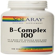 Solaray - B-Complex 100 mg 100 capsules null, 1, 기타