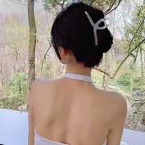 블링앤수 여성 꼬임 슬림 올림머리 긴머리 집게핀 NLL010
