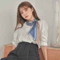 바보사랑 여자 깔끔한 승무원 아나운서 H로고 고리 스카프.옷자락(무료배송)