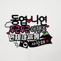 [무료배송]써니토퍼 여름휴가 여행토퍼 가족 태교여행토퍼, 두근두근여행중