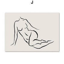 사진출력기 미니포토프린터 핸드폰사진인화기 파리 거리 소녀 라인 블랙 화이트 사진 따옴표 벽 아트 캔버, 09 J_03 20X25 cm Unframed