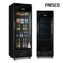 프레스코 국내산 1등급 프리미엄 음료수냉장고 술장고 올블랙 업소용 냉장쇼케이스 FRE-465RAB, 기타(지방)지역, FRE-465RF(AB)좌도어