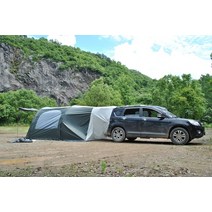 차박 도킹텐트 자동차확장형텐트 타프쉘 suv 쉘터휴대용 캠핑 텐트 야외 자동 초경량 접이식 텐트 자동차 C, 04 GRAY