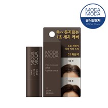 모다모다 프로체인지 헤어 커버스틱 3.5g 2호 흑갈색 새치 헤어라인 빈모 새치커버, 모다모다 프로체인지 헤어 커버
