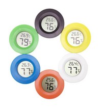 LCD 디지털 온도계 습도계 냉장고 측정기 감지기 센서, 블랙 BL01523