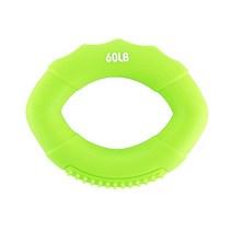 악력측정기 완력기 무소음 악력기 전완근동력계 확장기 훈련 고무 링 연습기 손가락 핸드 그리퍼 그립 잉, 02 60LB