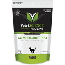 고양이영양제 고양이를 위한 Composure COMPOSURE PRO 츄 45개